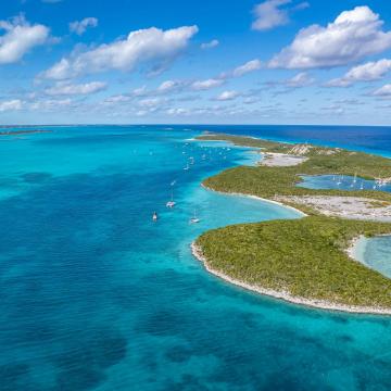 Suggested 1 week sailing itinerary in the Bahamas