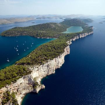 Suggested 1 week sailing itinerary from Sibenik