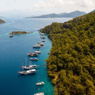 Fethiye Flotilla in Turkey - Cold Water Bay Route