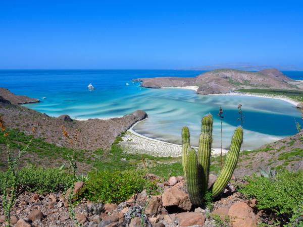 Balandra Bay, Baja California Sur in Mexico