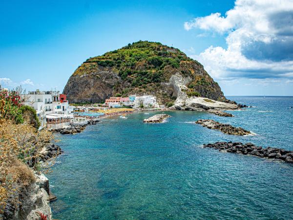 View of Ischia, Italy on Amalfi Coast Cabin Charter Sailing Holiday