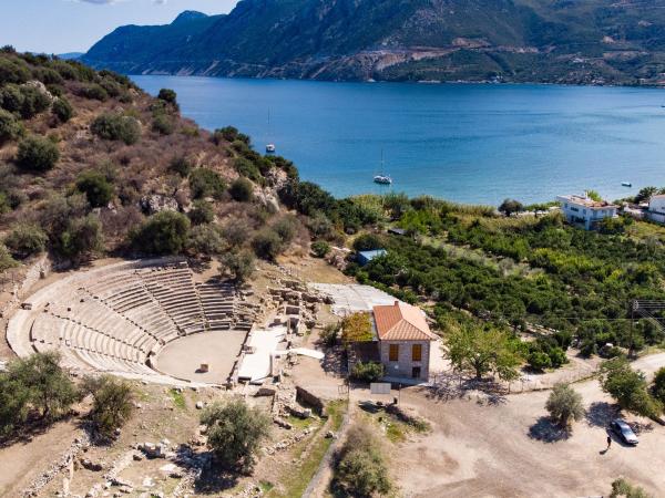 Ancient amphitheatre of Epidavros, Greece