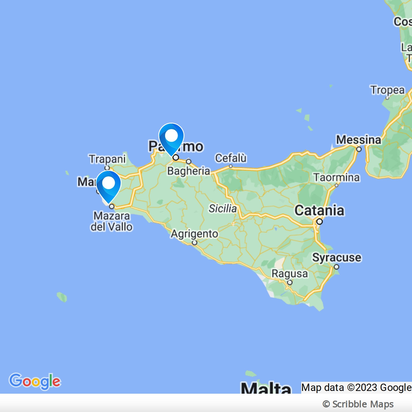 Sailing Holidays In Italy Yacht Charter 2025 Nautilus Yachting   Map Of Sicily@3x 