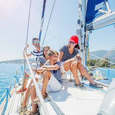 Charter a yacht bareboat for total freedom